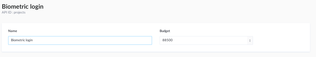 back-end create new project